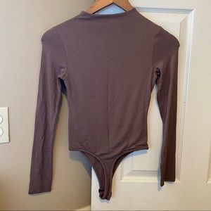 Naked Wardrobe Brown Bodysuit